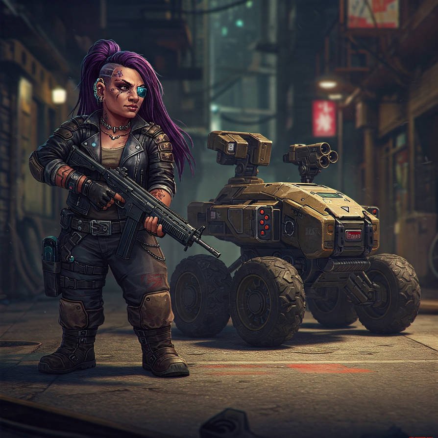 Shadowrun Dwarf Rigger by Ehran-the-Scribe on DeviantArt