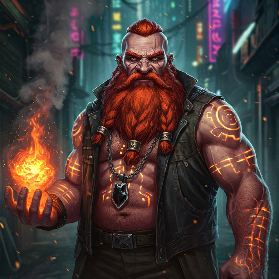 Shadowrun Dwarf Mage by Ehran-the-Scribe on DeviantArt