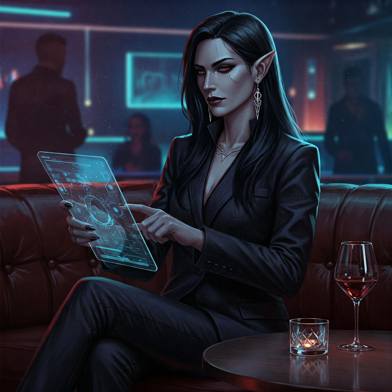 Shadowrun Elf Ms. Johnson