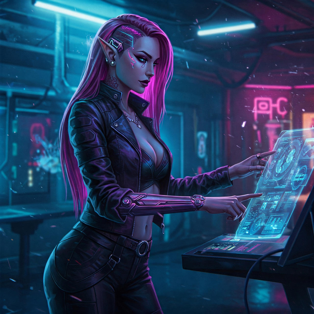Shadowrun Elf Hacker