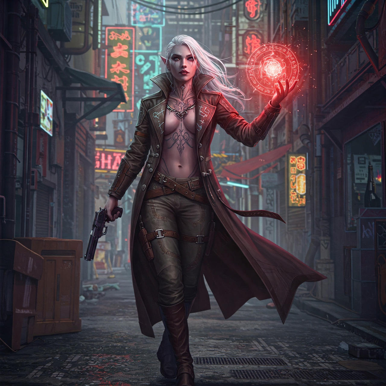 Shadowrun Elf Mage 'Who's been a bad boy?'