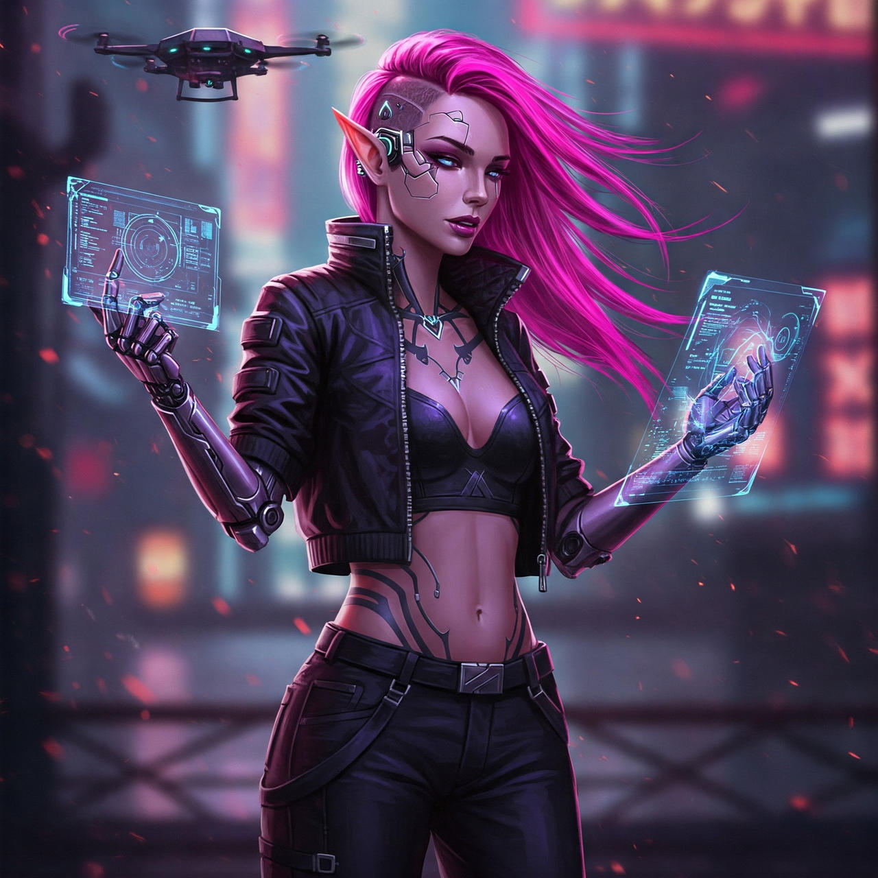 Shadowrun Elf Decker 5