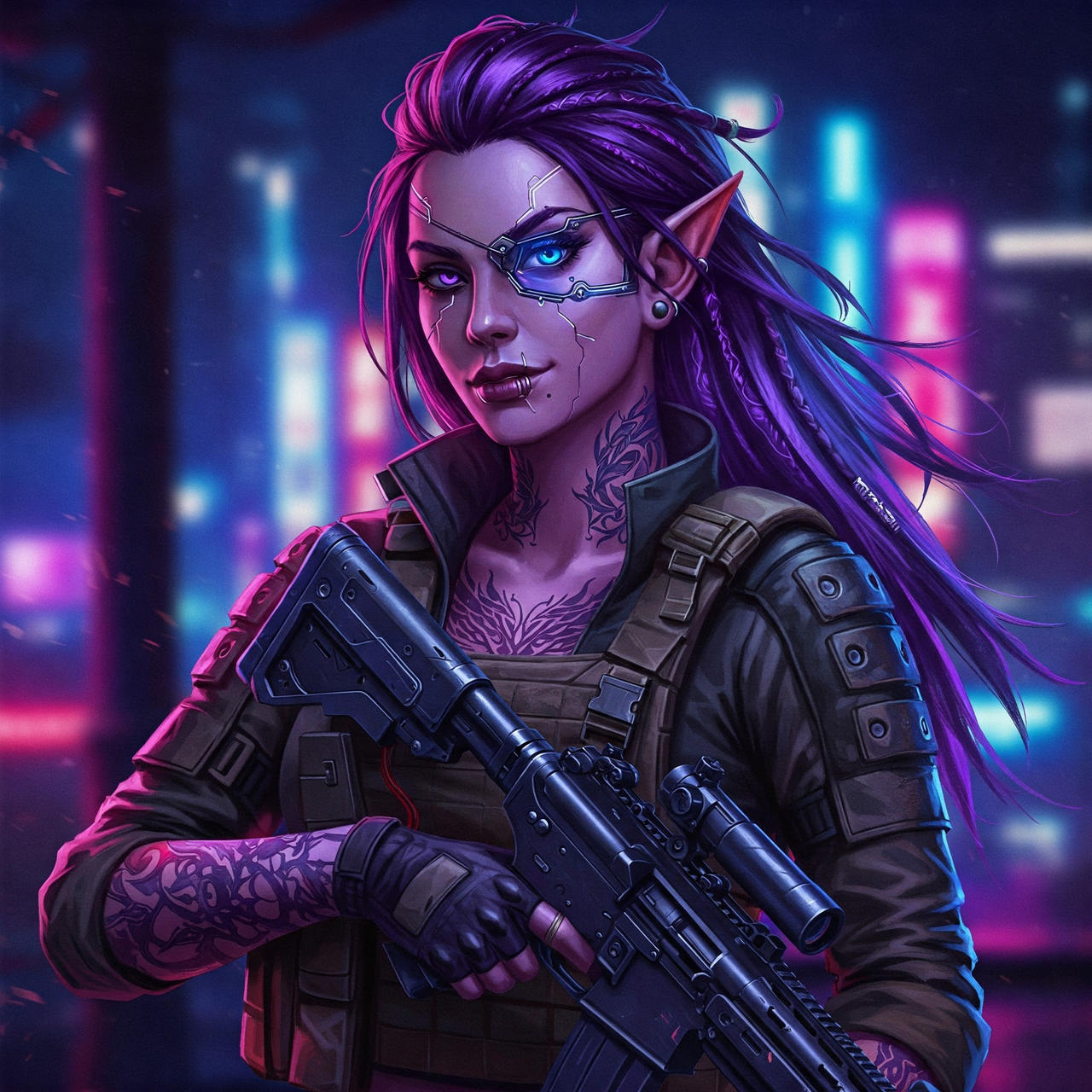 Shadowrun Elf Runner