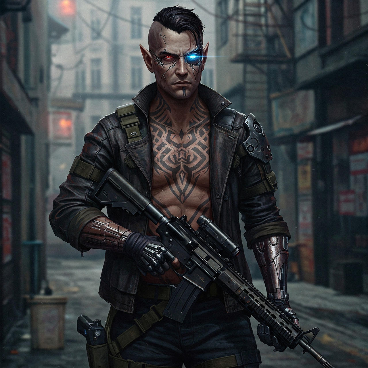 Shadowrun Elf Merc 3