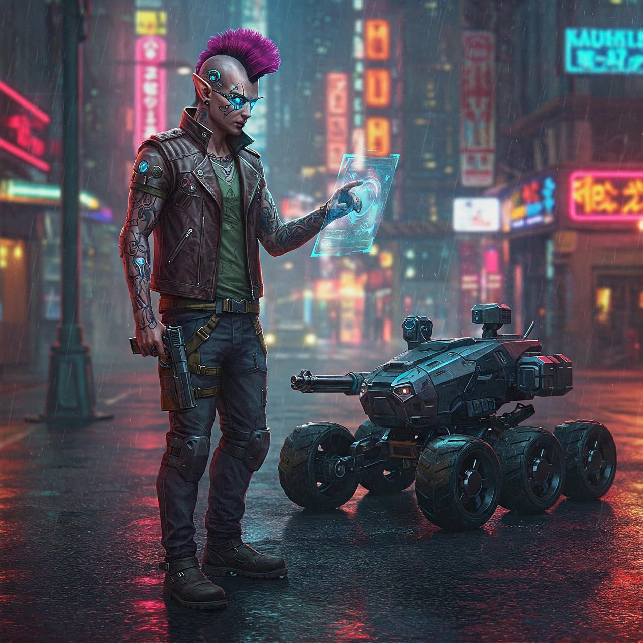 Shadowrun Elf Rigger