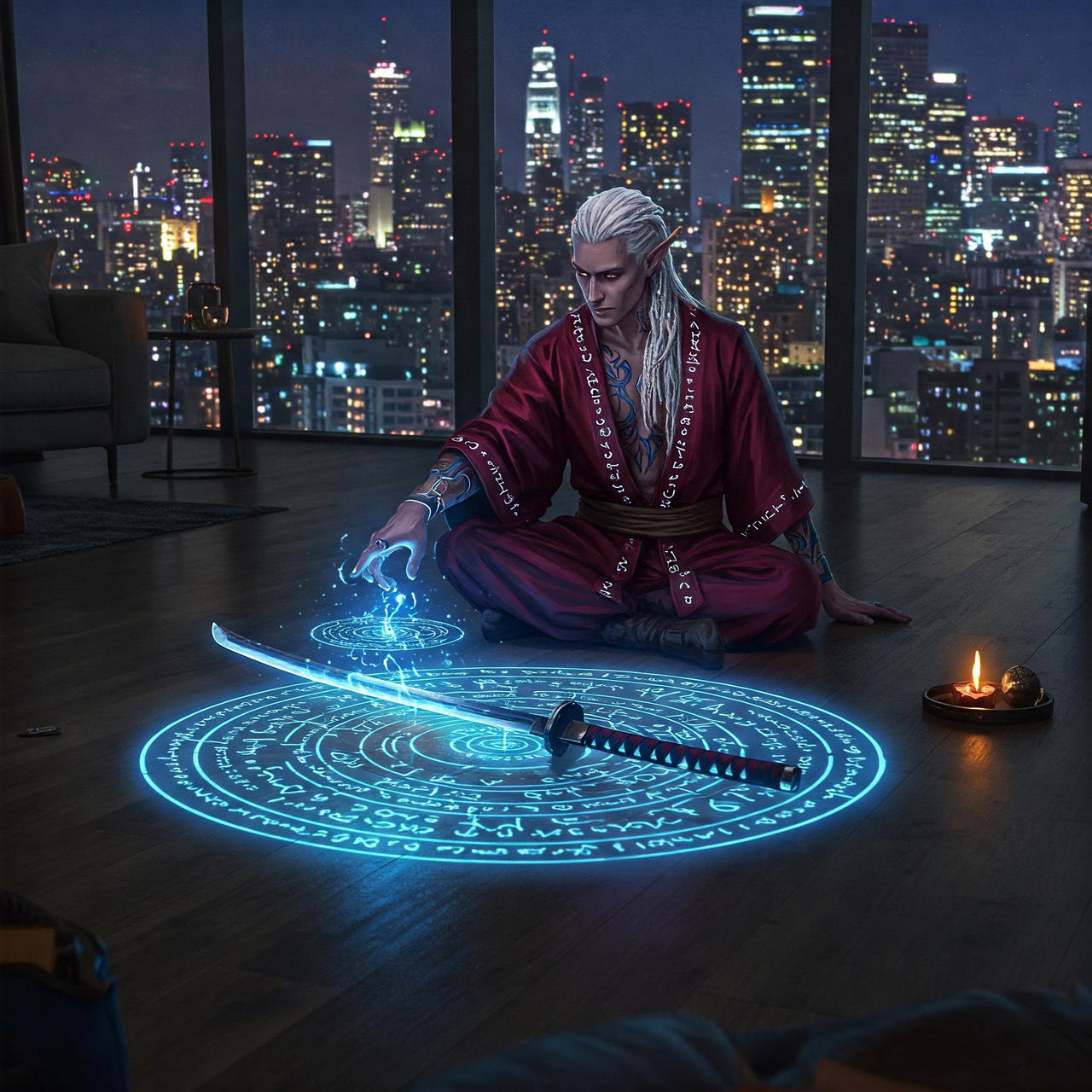 Shadowrun Elf Mage Enchanting by Ehran-the-Scribe on DeviantArt