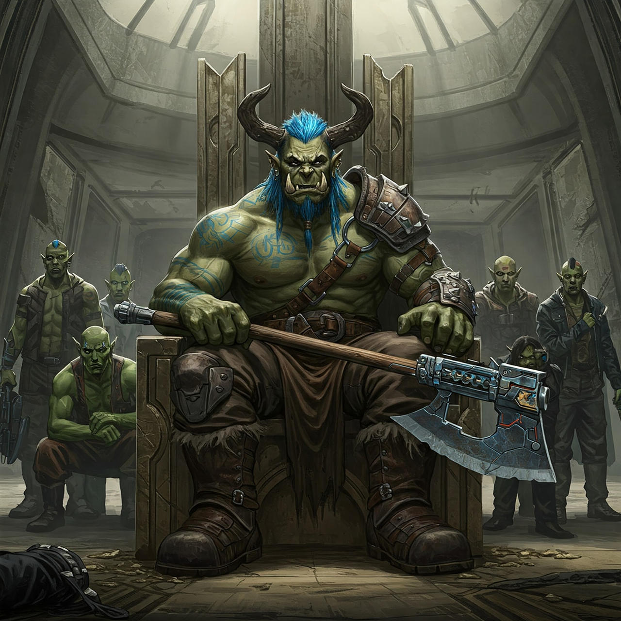 Shadowrun Rigger Troll Shadowrun Troll 'Leader of the Pack' by Ehran-the-Scribe on DeviantArt