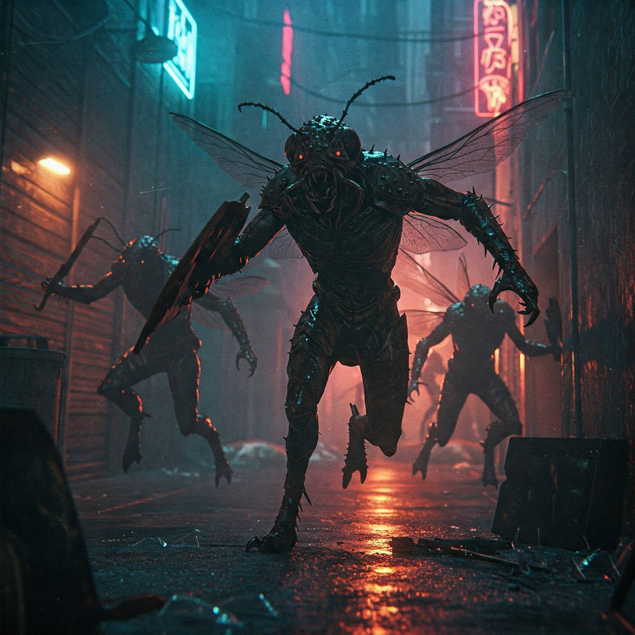 Machine Sprite Shadowrun Shadowrun Insect Spirit 'Flesh Form' by Ehran-the-Scribe on DeviantArt