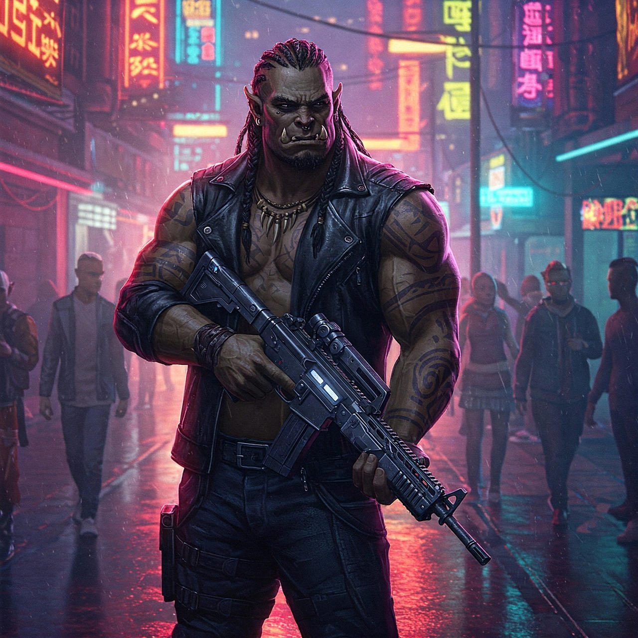 Shadowrun Ork Runner 2