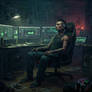 Shadowrun Hacker 'Jacked-in'