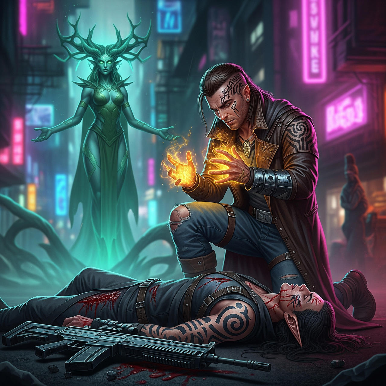 Shadowrun Great Mother Shaman by Ehran-the-Scribe on DeviantArt