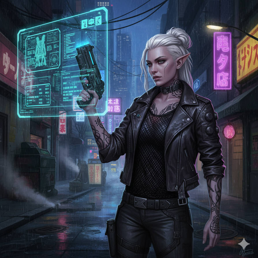 Elf Attacking Computer Shadowrun, Elf Hacker, Medusa by Ehran-the-Scribe on DeviantArt