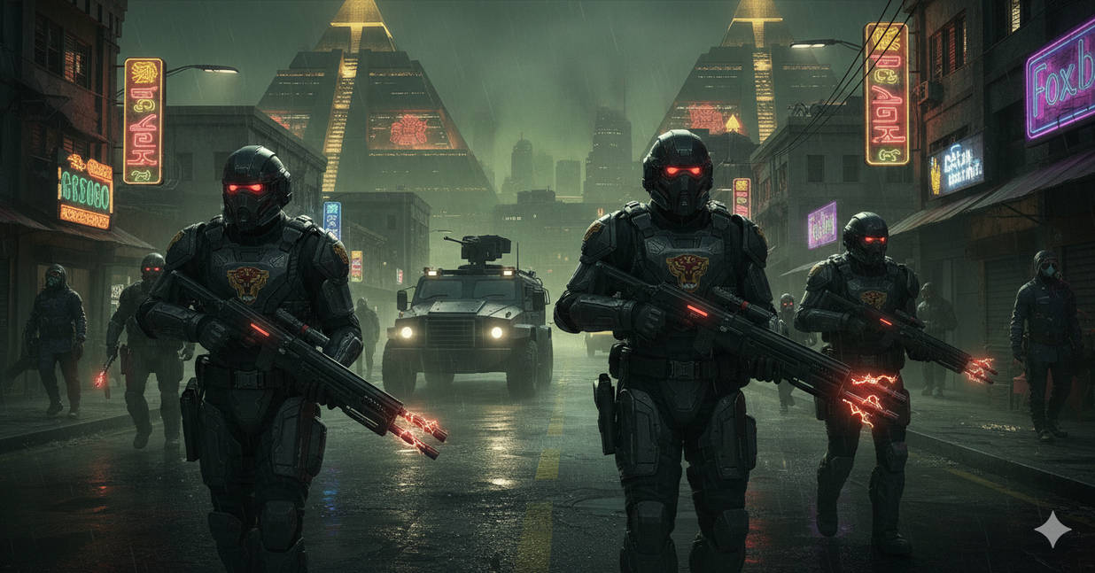 Shadowrun, Tenochtitlan, Security Forces by Ehran-the-Scribe on DeviantArt