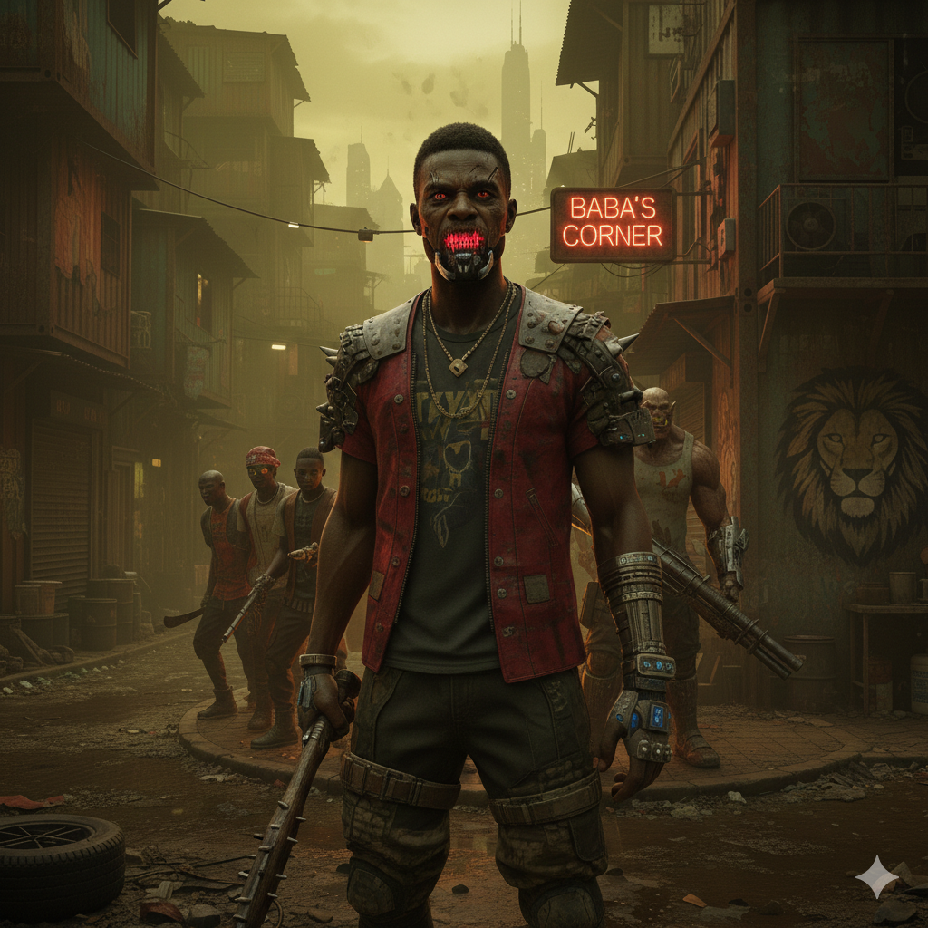 Shadow Run Deviantart Movie Shadowrun, Lagos, 'Baba's Corner' by Ehran-the-Scribe on DeviantArt