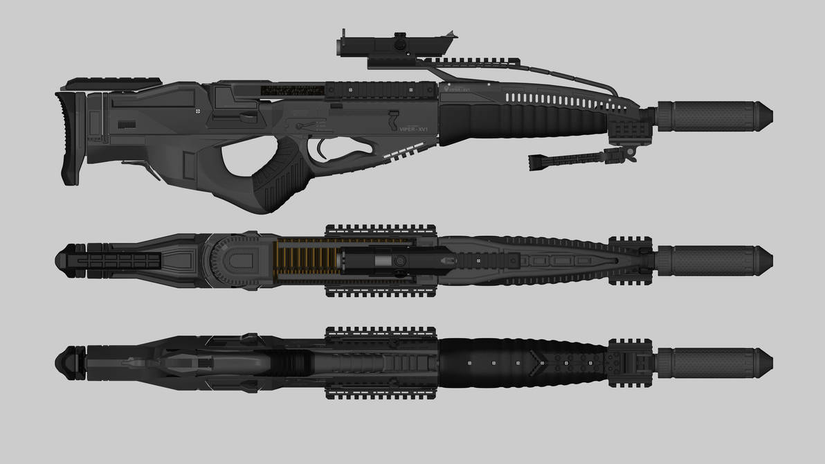Viper X Rifle Viper Assault Rifle Final Model V2 by badboy2kxxx on DeviantArt
