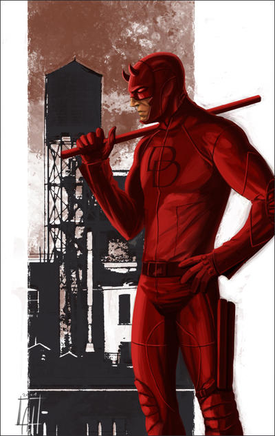 Daredevil Project Rooftop rooftop posing 1 by deralbi on DeviantArt