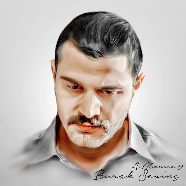 burak sevinc digital painting by