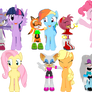 Sonic Girls Meet MLP My Meme in MMD