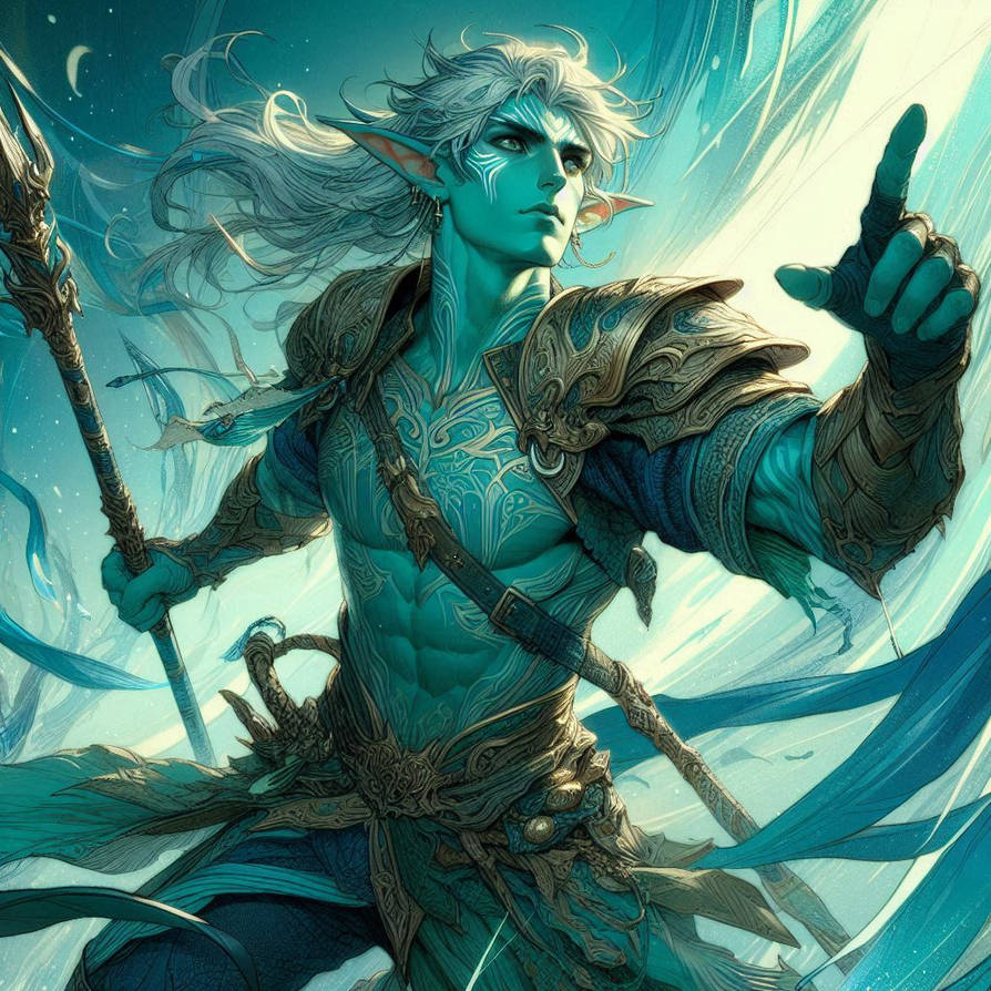 Sea Elf 5e by djohnjr on DeviantArt