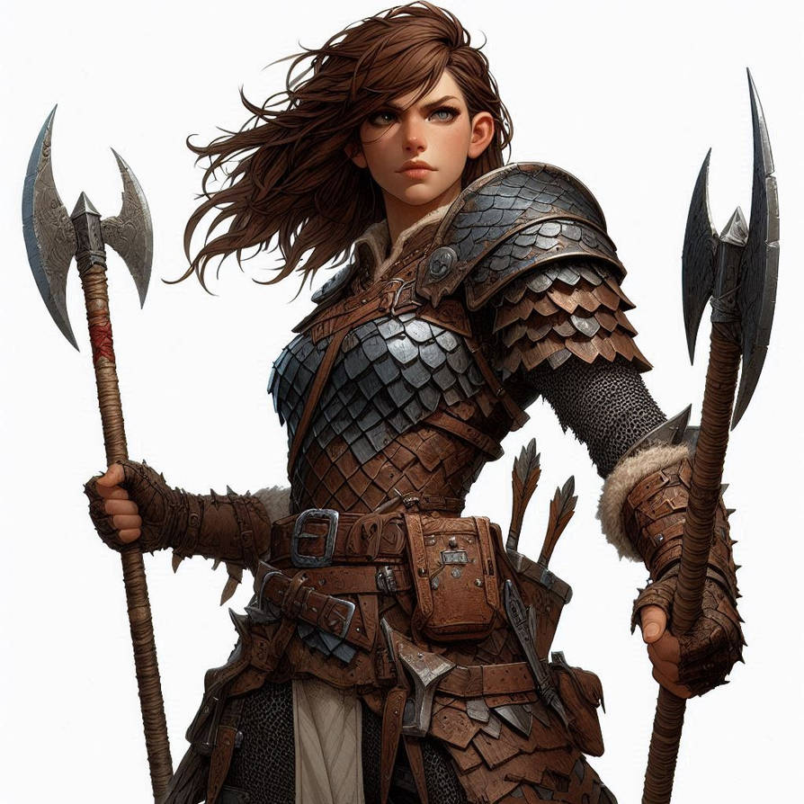 Scale mail warrior by MisterGnome on DeviantArt