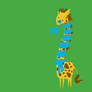 Giraffe T-shirt design