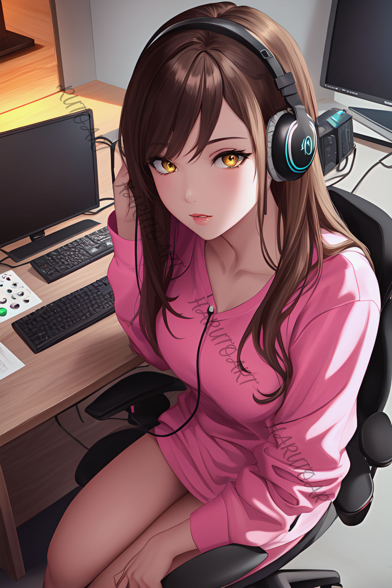 Formofobia Gamer Hot Gamer Girl by HarutoArt on DeviantArt