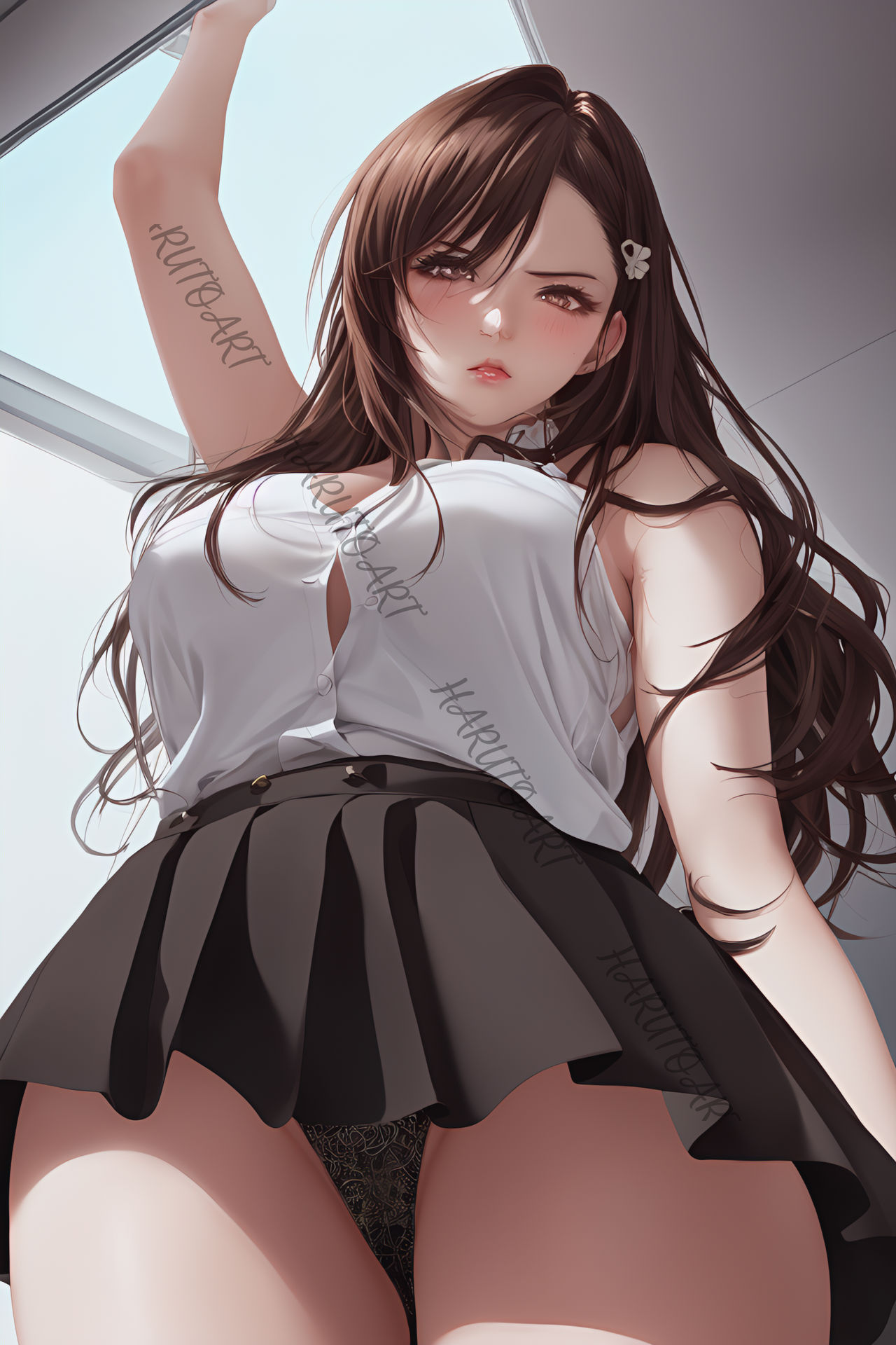 Upskirt Peek By HarutoArt On DeviantArt upskirt-peek-by-harutoart-on-deviantart