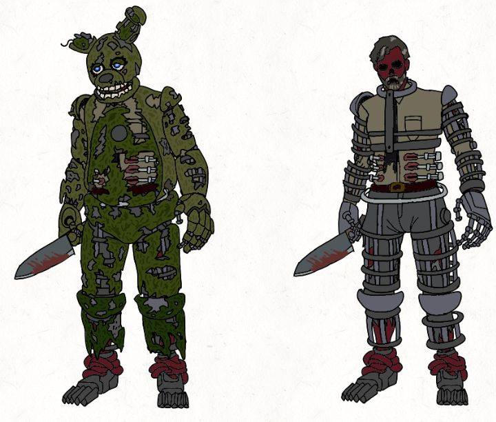 Spring Trap Human Spring trap/William afton by speactral on DeviantArt