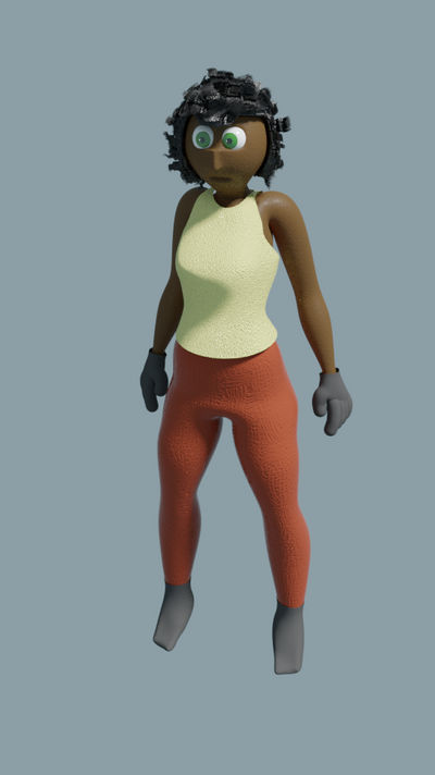 Basic character model by Aridaxya on DeviantArt
