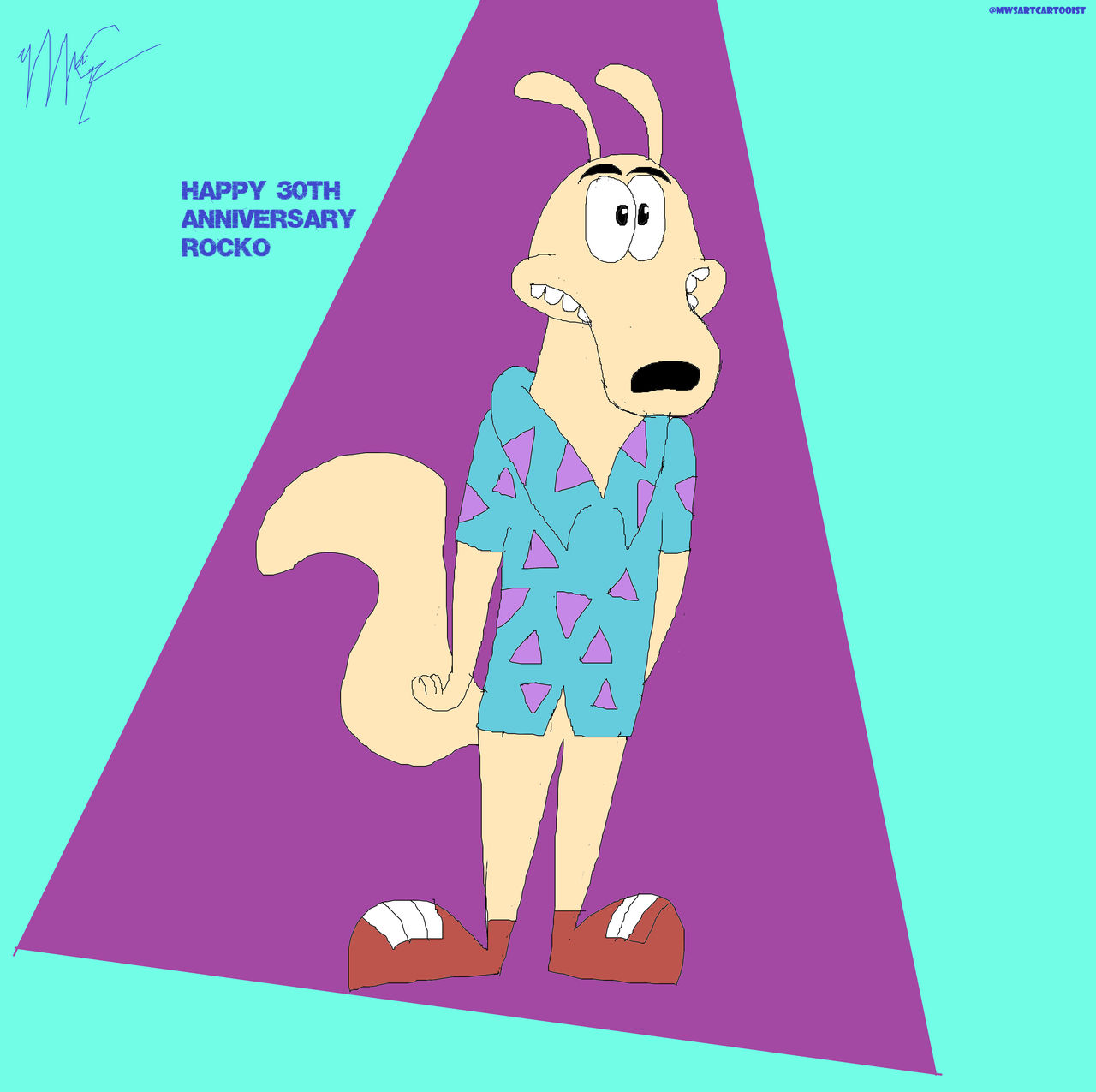 Happy 30th Anniversary Rocko by MwsArtCartooIst on DeviantArt