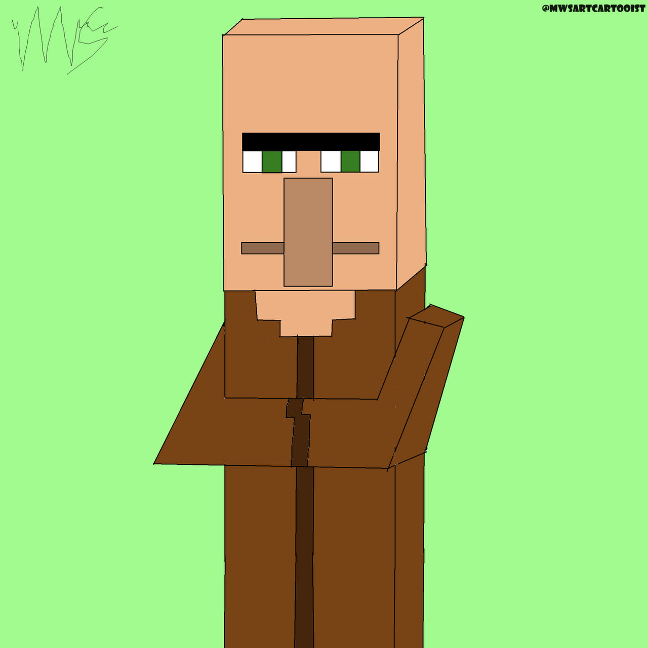 Villager Minecraft By MwsArtCartooIst On DeviantArt villager-minecraft-by-mwsartcartooist-on-deviantart