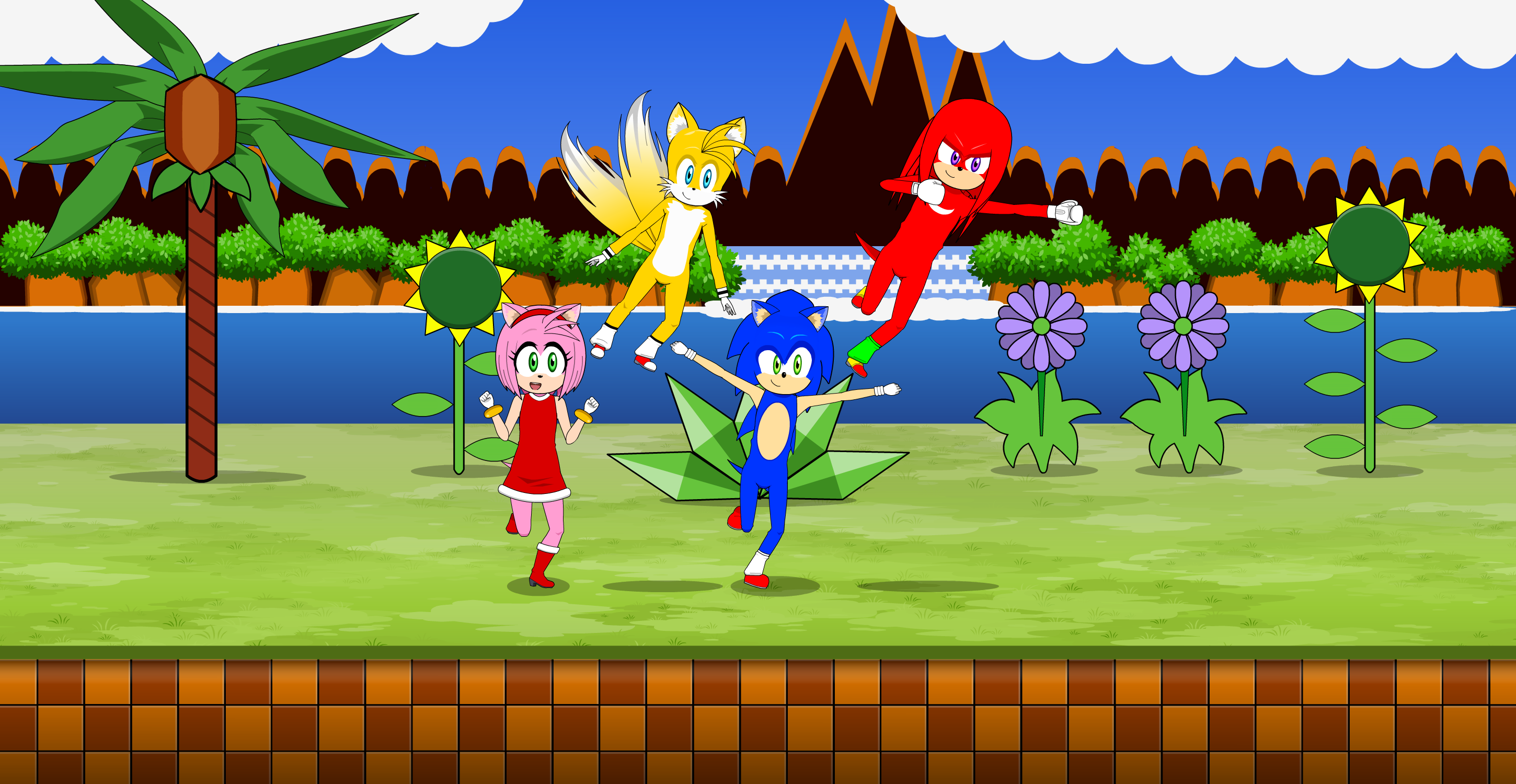 Sonic the Hedgehog - Green Hill Zone by SonicDash57 on DeviantArt