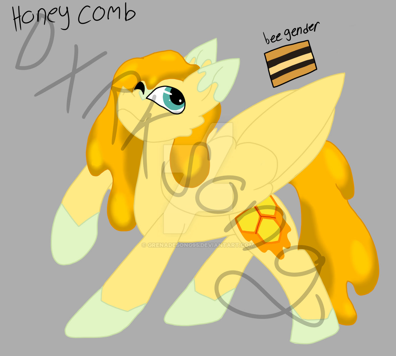 Mlp Using Comb Mlp Pride Flag adoptable Open Honey Comb by Grenadesong95 on DeviantArt