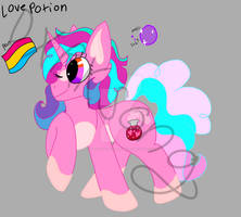 Mlp Pride Flag adoptable Open Love Potion