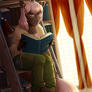 Pendo in the library - commission