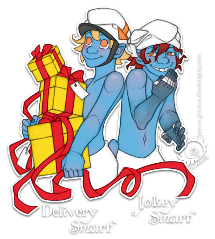 Delivery and Jokey Smurf for student-yuuto