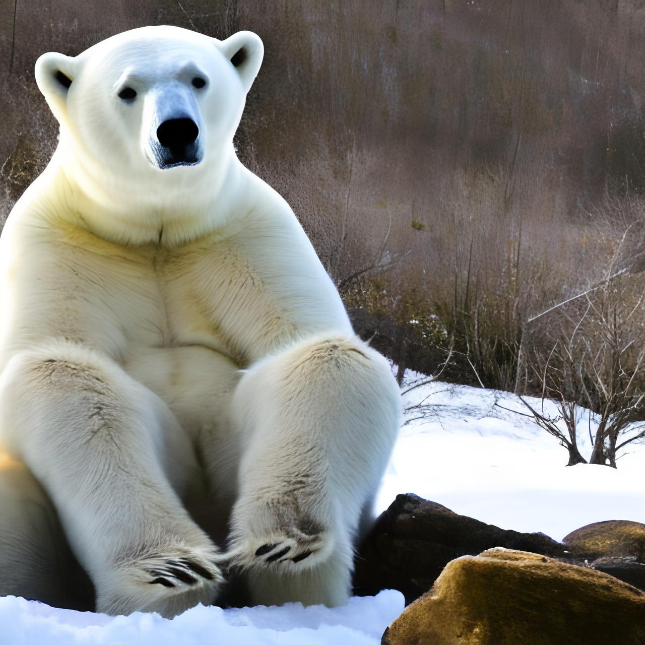 A drunk polar bear by HCShannon on DeviantArt