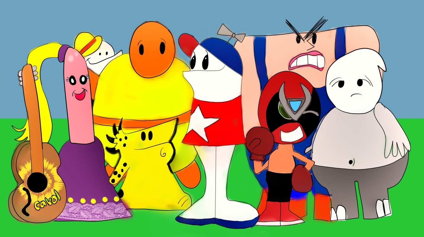 Homestar Runner Computer Background Homestar Runner and his friends by HCShannon on DeviantArt