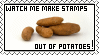 Potato Stamp - Read Descrip