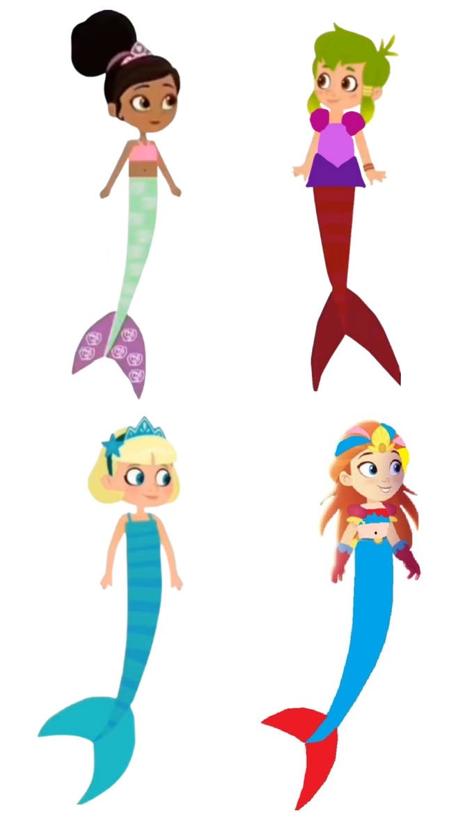 Nella Willow Olivia and Riley as Mermaids Girls #2 by PiccioniFaris on ...