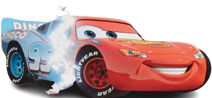 Transforming Lightning McQueen Artwork