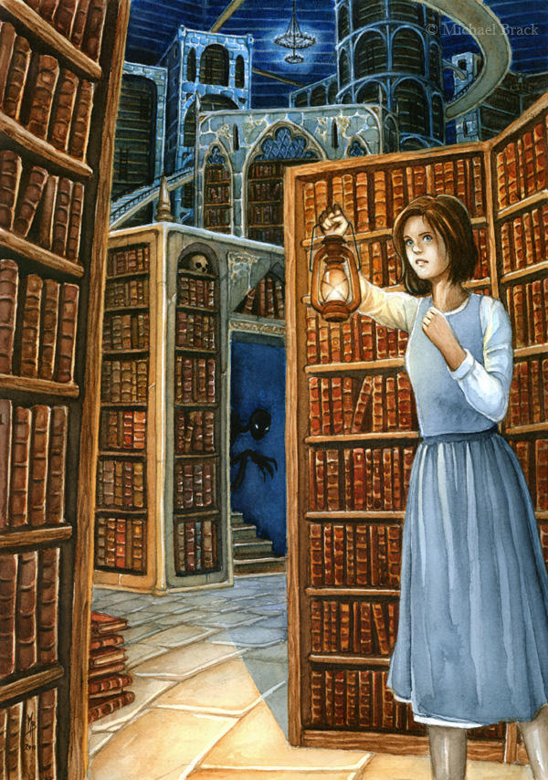 Library Personified The Library by MichaelBrack on DeviantArt