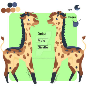 Deku Giraffe Oc Ref