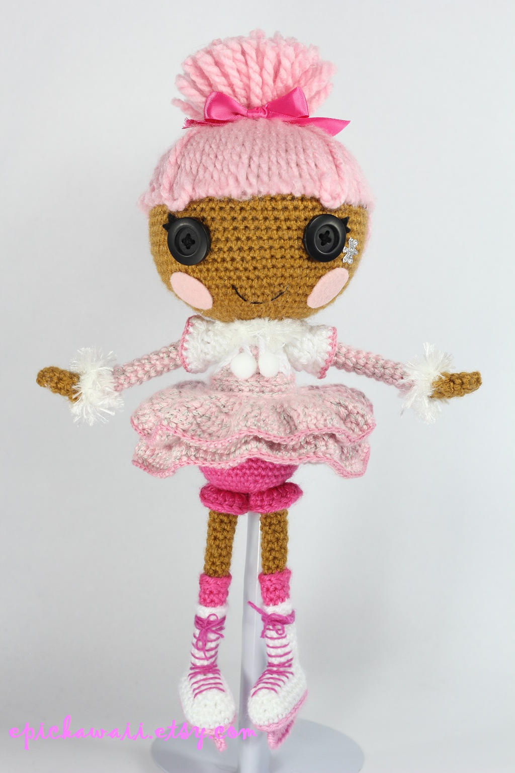 LALALOOPSY Swirly Figure Eight Amigurumi Doll