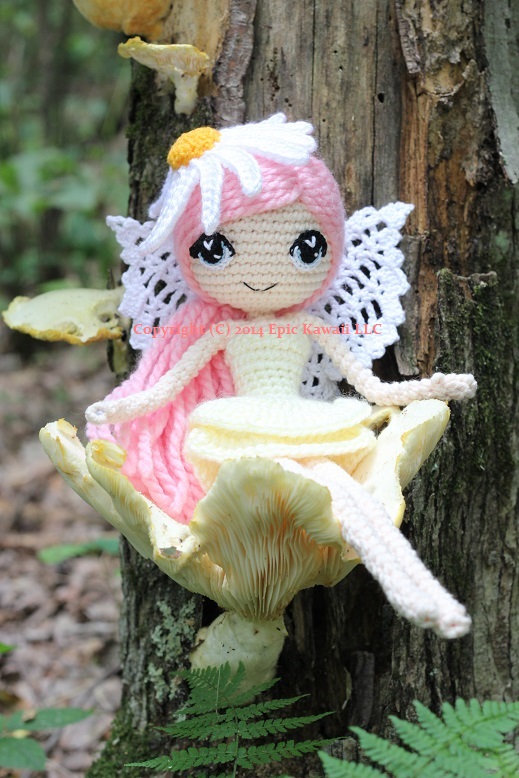 Althaena the Summer Fairy Crochet Amigurumi Doll