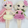 Althaena and Chrysanna Fairy Crochet Dolls