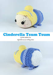 Cinderella Tsum Tsum Crochet Amigurumi Doll