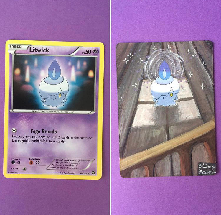 Litwick card! by barbaramachadoart on DeviantArt