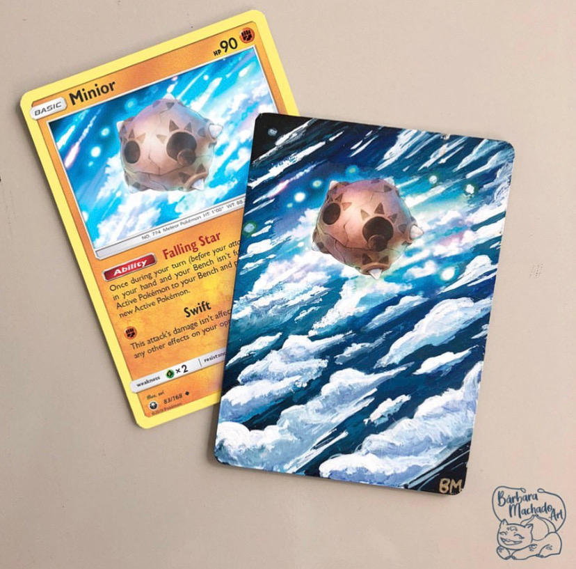 Minior Merch Minior card by barbaramachadoart on DeviantArt