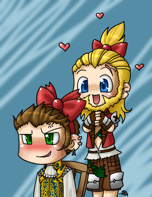 art trade: Basch's gift